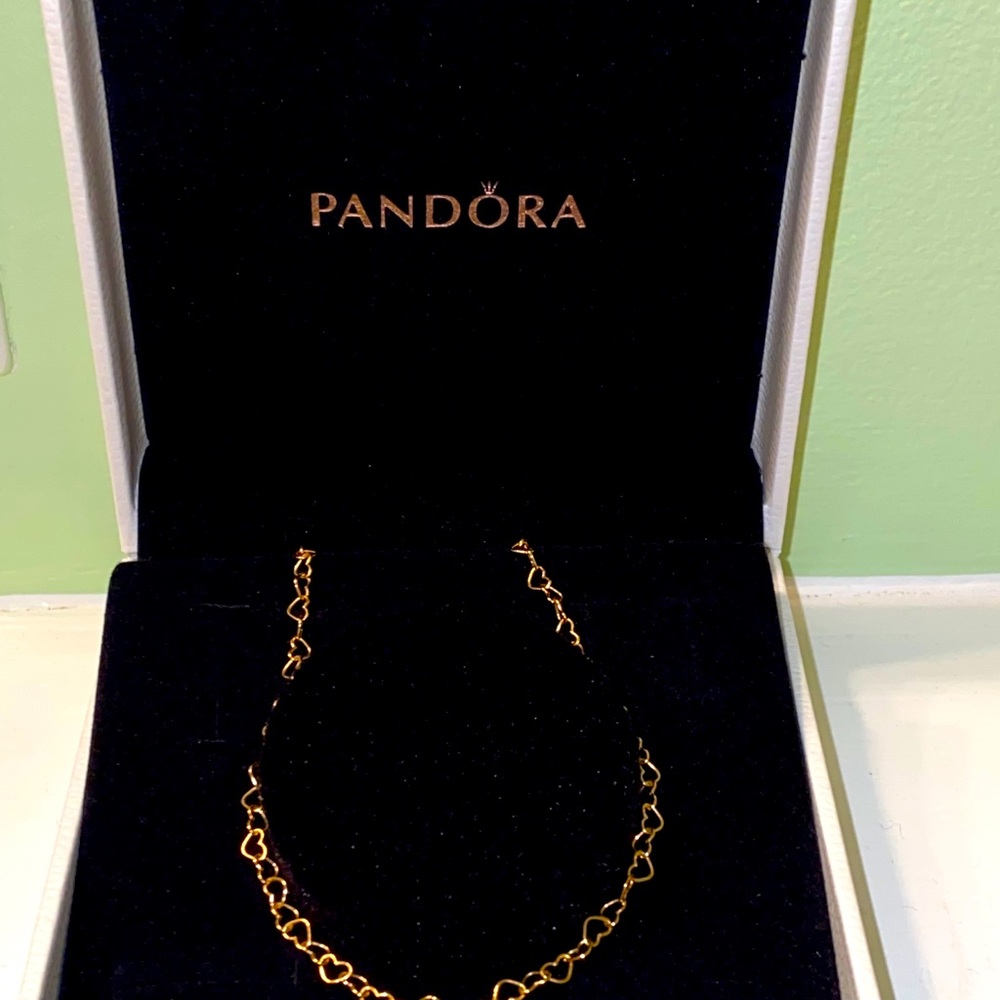 Pandora Adjustable Heart Necklace